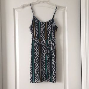 Forever 21 Printed Black & White Dress size small